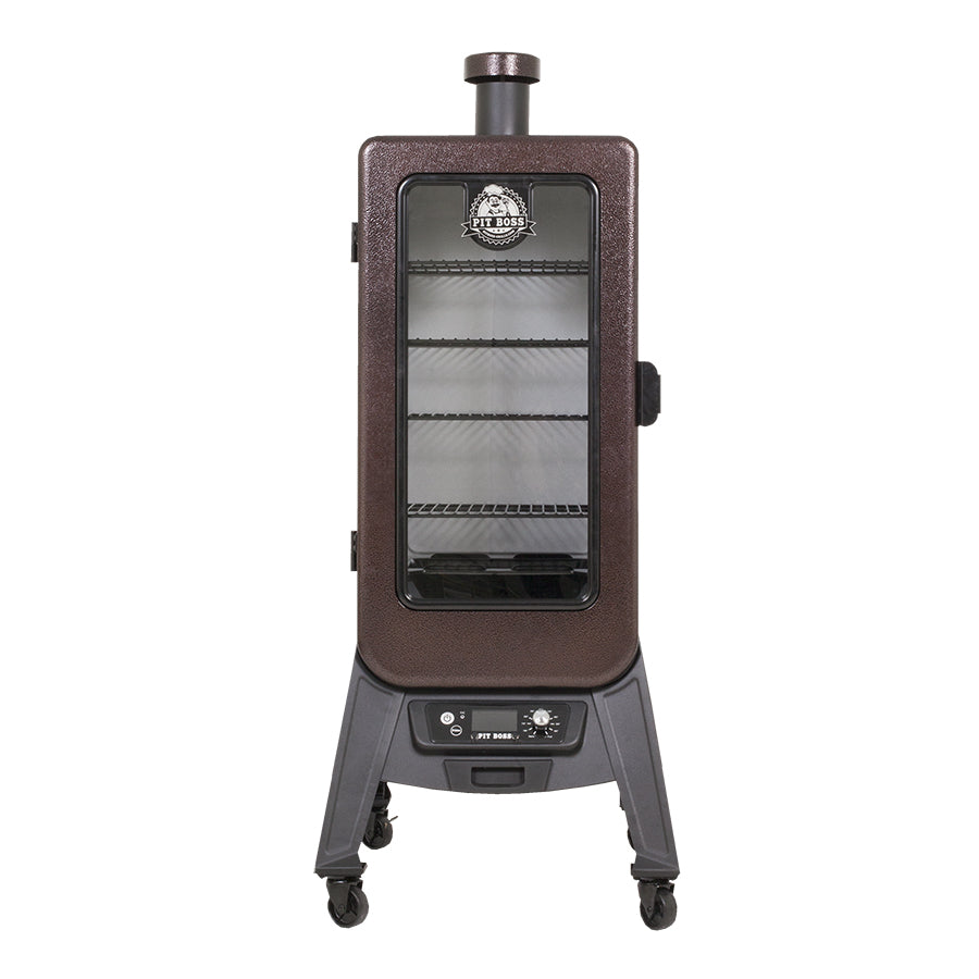 Pit Boss Copperhead 3 Series Wood Pellet Vertical Smoker, Mahogany Color
