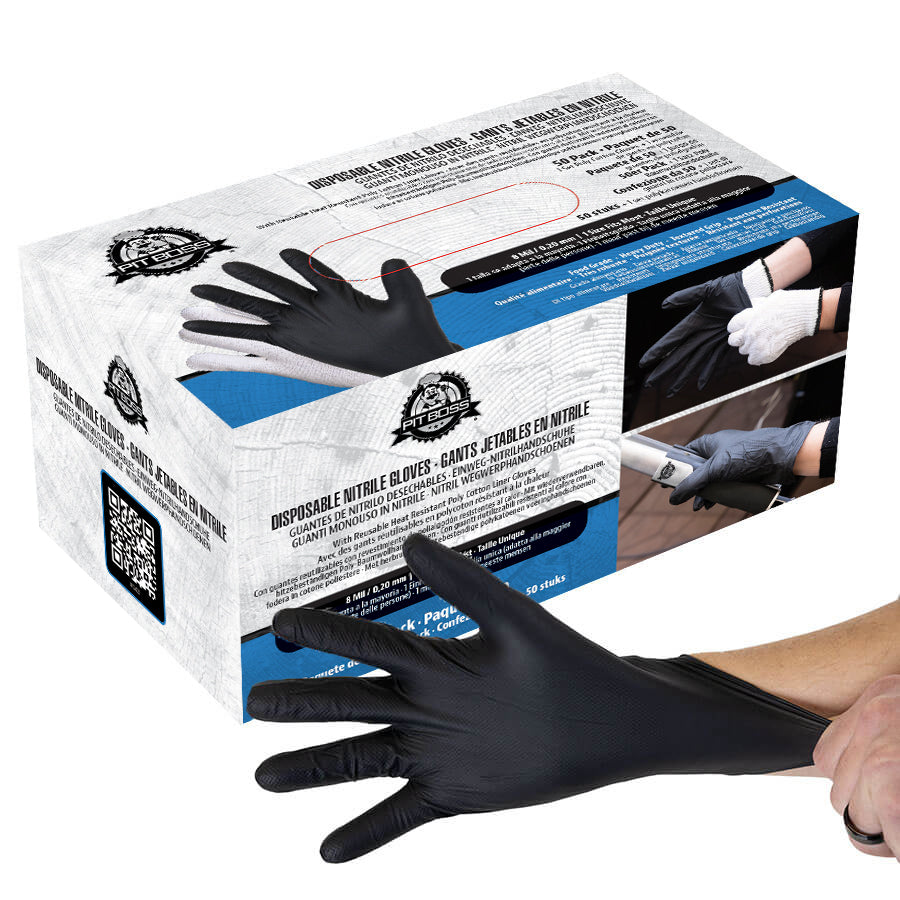 Disposable Nitrile BBQ Gloves Pit Boss® Grills Canada – Pit Boss