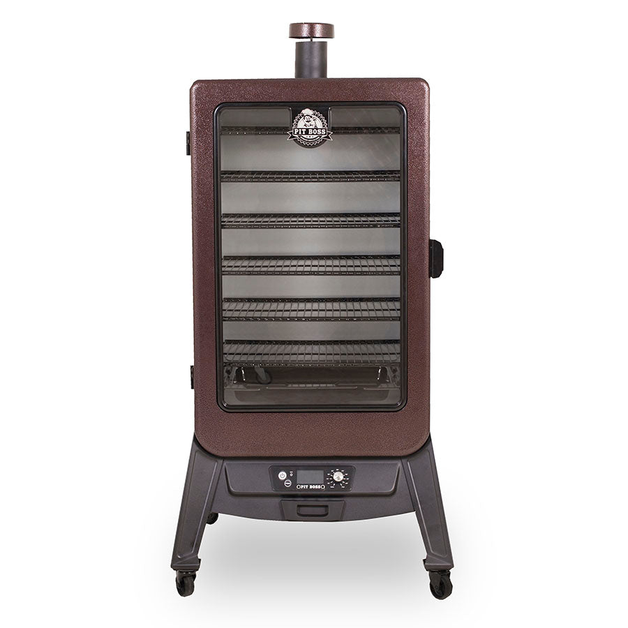 Pit Boss Copperhead 7 Series Vertical Wood Pellet Smoker, Mahogany Color